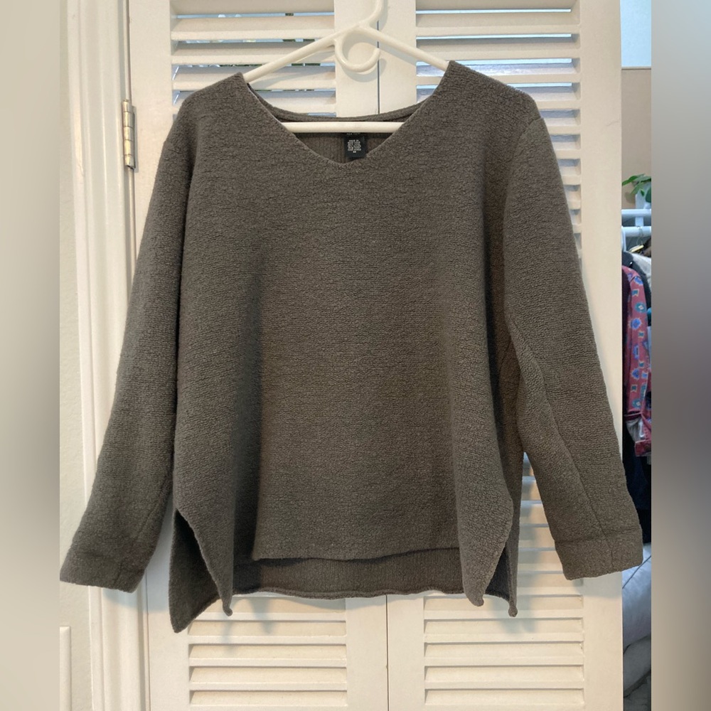 Eileen Fischer oversized wool sweater